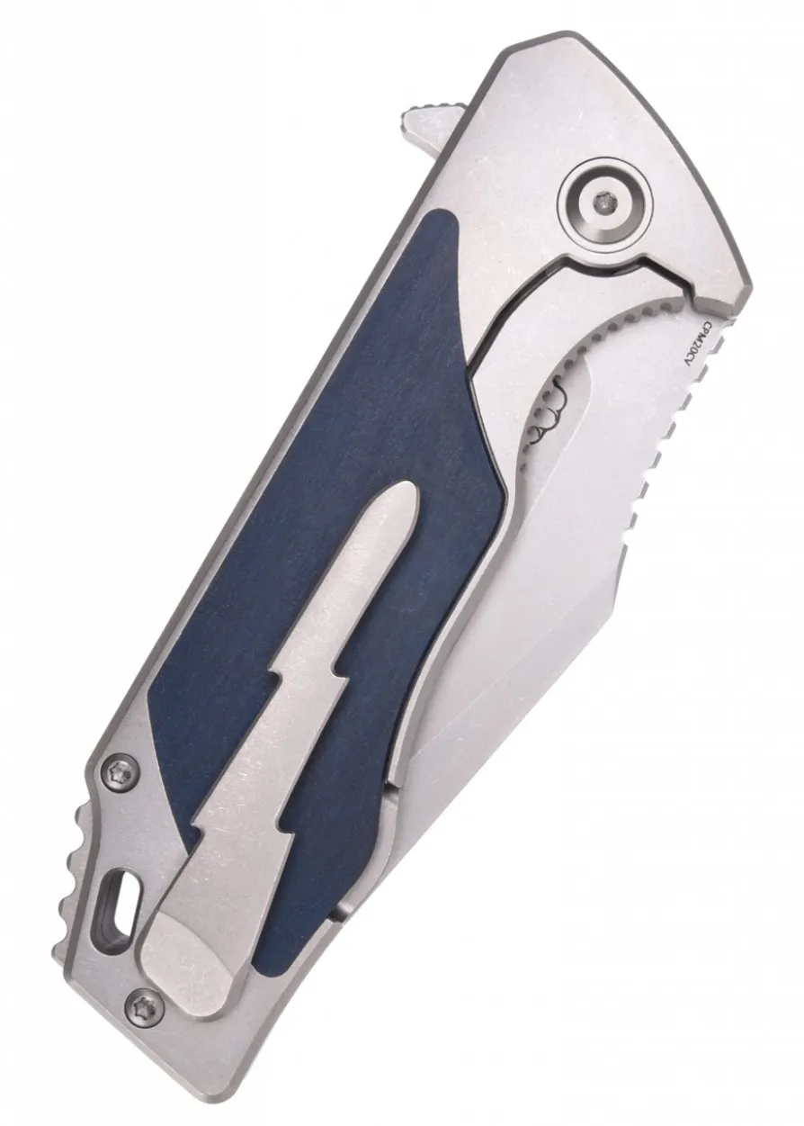 J-Cape V4, Exclusive, Blue Richlite, Flipper