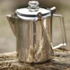 Kaffeekanne aus Edelstahl mit Perkolator