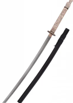 Katana Inmortal mit Griff in Elfenbeinoptik