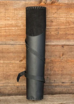 Köcher Hunter aus Leder, groß, für 10 LARP-Pfeile