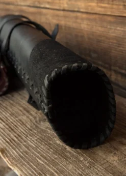 Köcher Hunter aus Leder, groß, für 10 LARP-Pfeile