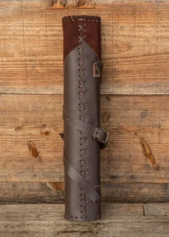 Köcher Hunter aus Leder, groß, für 10 LARP-Pfeile