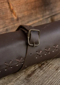 Köcher Hunter aus Leder, groß, für 10 LARP-Pfeile