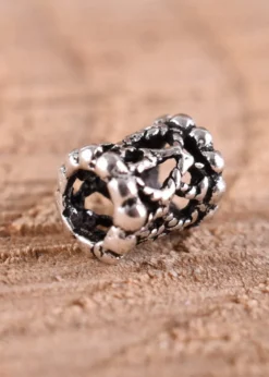 Keltische Bartperle und Lockenperle aus Silber