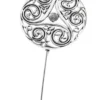Keltische Brosche Triskele aus Silber
