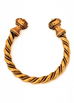 Keltischer Armreif aus Bronze, massiv