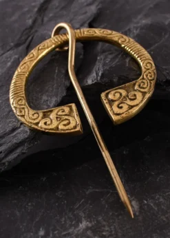 Keltische Ringfibel aus Messing