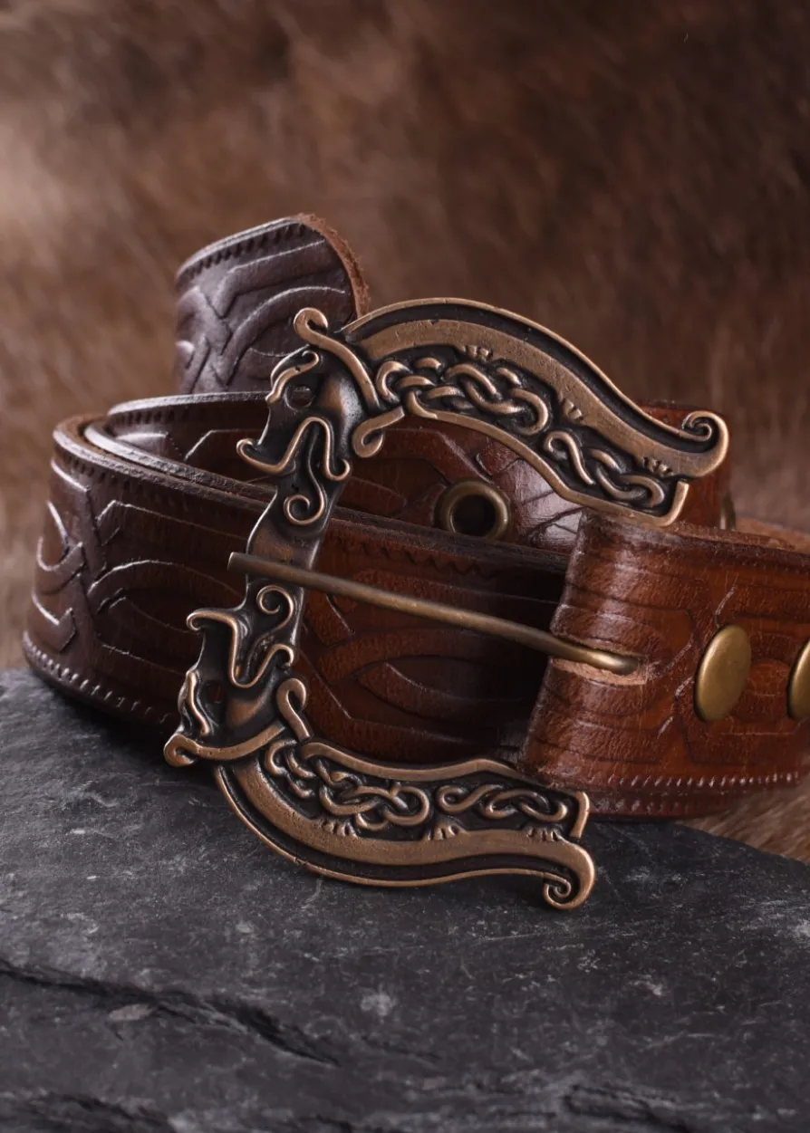 Keltischer Ledergürtel, 170 cm