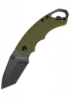 Kershaw SHUFFLE II, Olivgrün, BlackWash, Taschenmesser