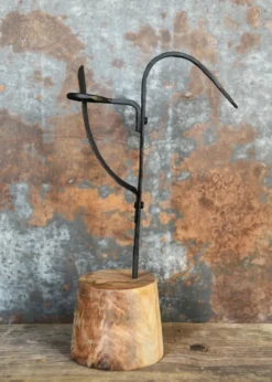 Kerzenhalter mit Holzsockel