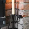 Kerzenständer, handgeschmiedet
