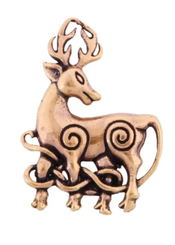 Kettenanhänger aus Bronze - Keltischer Hirsch