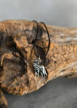 Kettenanhänger aus Silber - Wolf