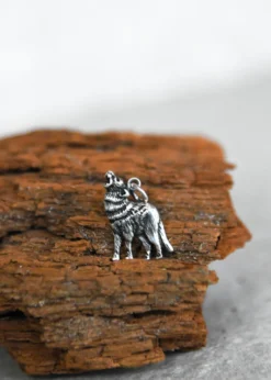 Kettenanhänger aus Silber - Wolf
