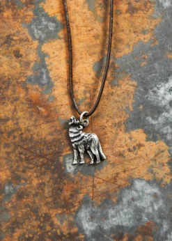 Kettenanhänger aus Silber - Wolf