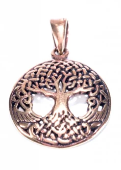 Kettenanhänger Weltenesche Yggdrasil aus Bronze
