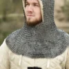 Kettenhaube, Flachring mit Keilnieten, ID 8mm, unbehandelt