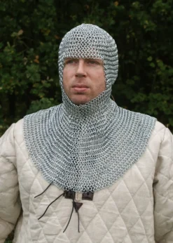 Kettenhaube, quadratischer Ausschnitt, ID 8mm, verzinkt