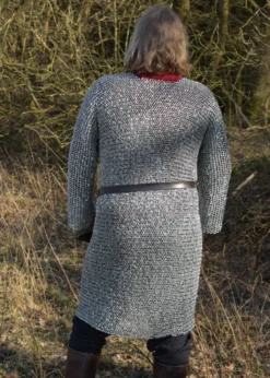 Kettenhemd Hauberk, vernietet, ID 9 mm, verzinkt