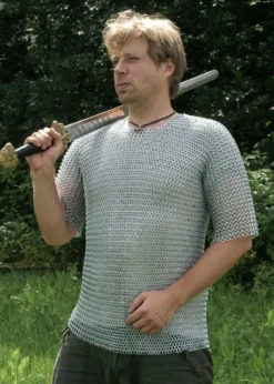 Kettenhemd, kurzarm, verzinkt