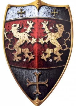 Kinder Holzschild Ritter vom Löwenfels