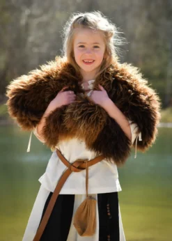 Kinder Mittelalter Bluse Birga, natur