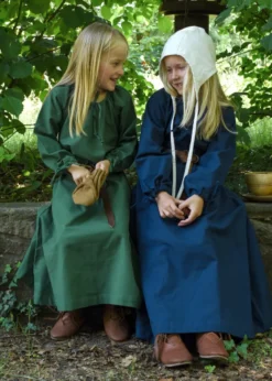 Kinder Mittelalterkleid Ana, grün
