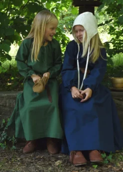 Kinder Mittelalterkleid Ana, blau