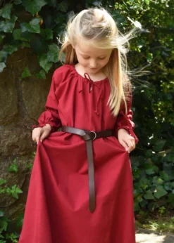 Kinder Mittelalterkleid Ana, rot