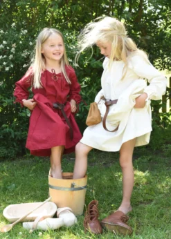 Kinder Mittelalterkleid Ana, natur