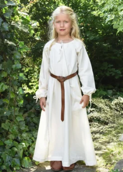 Kinder Mittelalterkleid Ana, natur