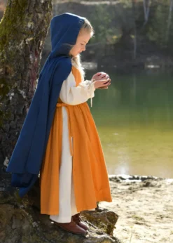 Kinder Mittelalterkleid, Überkleid Lilou, senfgelb