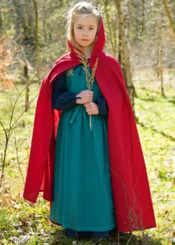 Kinder Mittelalterkleid, Überkleid Lilou, petrol