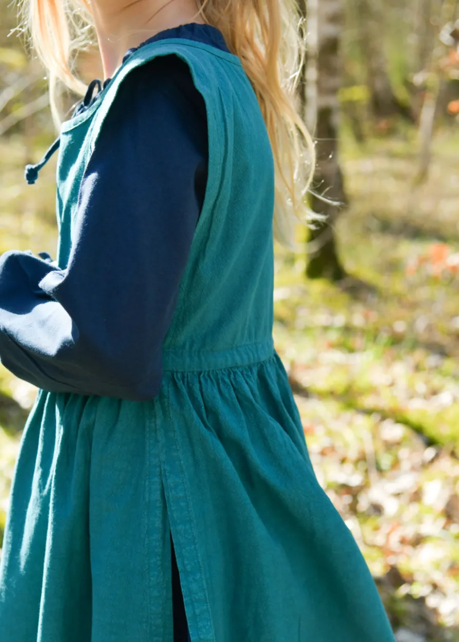 Kinder Mittelalterkleid, Überkleid Lilou, petrol