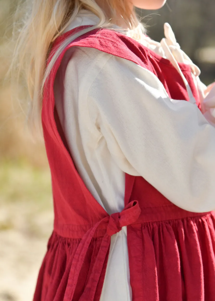 Kinder Mittelalterkleid, Überkleid Lilou, weinrot