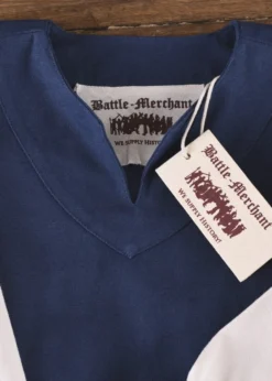 Kinder-Wikingerkleid Solveig, blau/natur