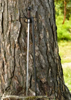 Kingston Arms Rapier mit geschwungenem Parier, schwarz