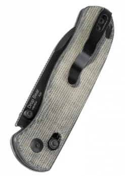 Kizer Knives DROP BEAR, Micarta, schwarze Klinge, Taschenmesser