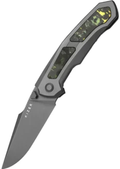 Kizer Knives Feweed TI Fat Carbon, Toxic Storm, Taschenmesser
