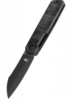 Kizer Knives KLIPPER, Micarta, schwarze Klinge, Taschenmesser