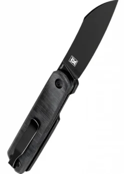 Kizer Knives KLIPPER, Micarta, schwarze Klinge, Taschenmesser