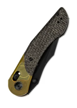 Kizer Knives, Mini Mystic, 154CM, Burlap Micarta + PEI, Taschenmesser