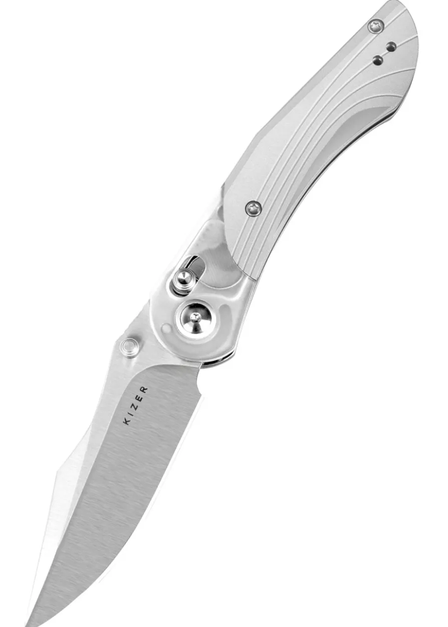 Kizer Knives Mini Mystic, Nitro-V, Acryl + Aluminium, Taschenmesser