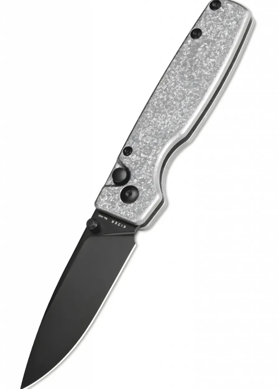 Kizer Knives ORIGINAL XL, Titan, schwarze Klinge, Taschenmesser