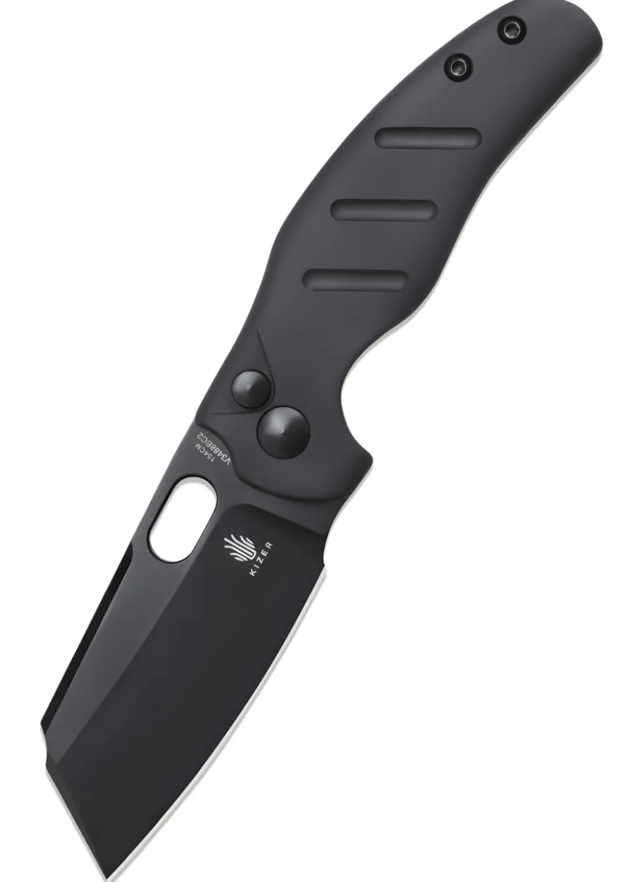 Kizer Knives SHEEPDOG C01C MINI, Aluminium, schwarze Klinge, Taschenmesser