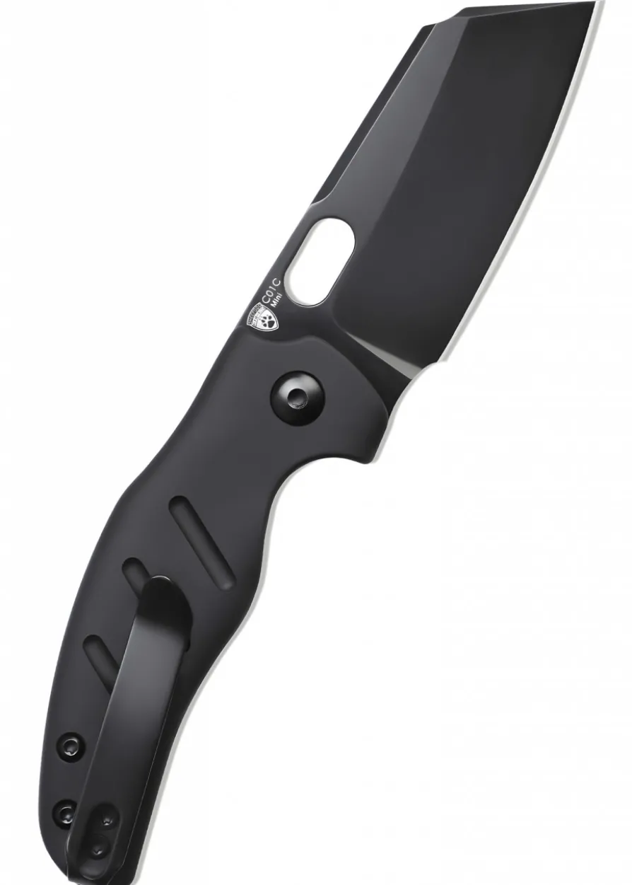 Kizer Knives SHEEPDOG C01C MINI, Aluminium, schwarze Klinge, Taschenmesser