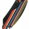 Kizer Knives TOWSER K, Serape, G10-Griff, schwarze Klinge, Taschenmesser