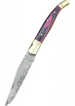 Klappmesser mit Damaststahlklinge
