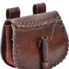 Kleine Gürteltasche aus Leder, Braun