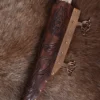 Kleiner Wikinger-Sax, Knochengriff mit nordischem Motiv